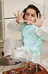 Infant Boys 3 Piece Suit With Waistcoat - SIS713125